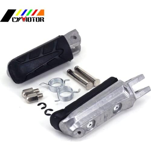 Motorcycle Front Footrest Foot Pegs For HONDA XL CB VT VTR NT CBF CBR NTV VFR 125 250 400 500 600 650 750 800 900 1000 1100 1300