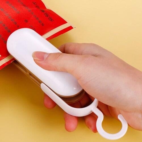Portable Mini Sealing Machine Kitchen Storage Organization Heat Sealer Capper Household Sealing Food Bag Clip Kitchen Gadgets