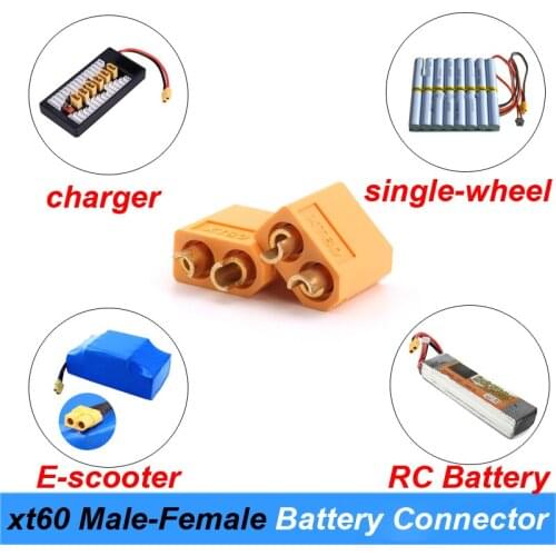 100Pairs XT60 Connector Male Female Bullet Plugs For RC Lipo Battery E-Bike E-cooter Battery Diy Use Wholesale Dropship