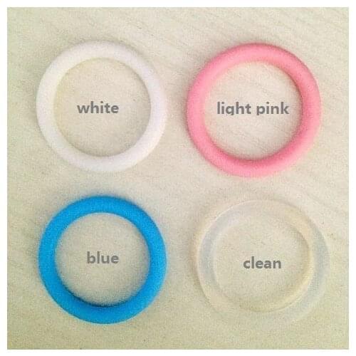 100pcs Silicone Mam Adapter O Ring / Pacifier Dummy Ring 21mm* 4 Color Choice* Food Grade Silicone Free shipping