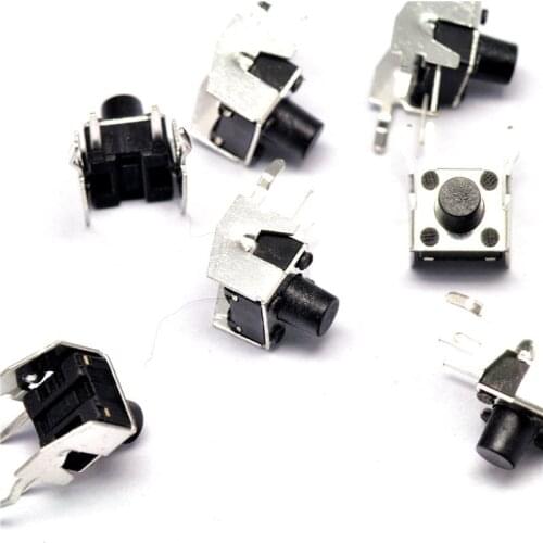 With Bracket Horizontal Touch Switch Micro Switch Button 6*6*7mm Copper Foot Button Jog