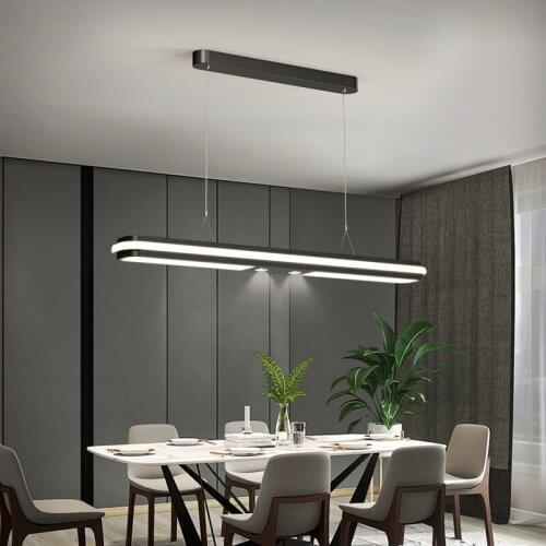 Modern led pendant lamp home villa living room bedroom dining chandelier indoor lighting decorative lamps Brightnes Dimmable