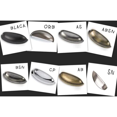 Modern Concise Design Style Shell Ear-Like Zinc Alloy Cabinet Knob Drawers Pulls/Shoe Cupboard Door Handle