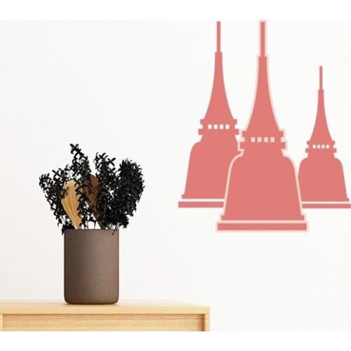 Kingdom of Thailand Thai Traditional Customs Culture Architecture Wall Sticker Art Decals Mural DIY Wallpaper for Room Decal