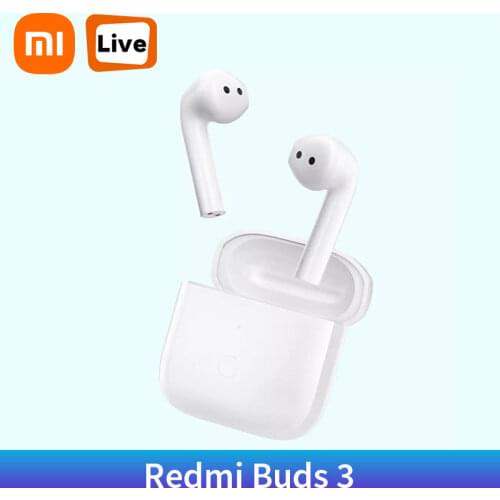 Xiaomi Redmi Buds 3 TWS Earphone Bluetooth 5.2 Dual Mic Noise Cancellation 12mm Drive AptX Adpative QCC 3040 Chip For Redmi 10