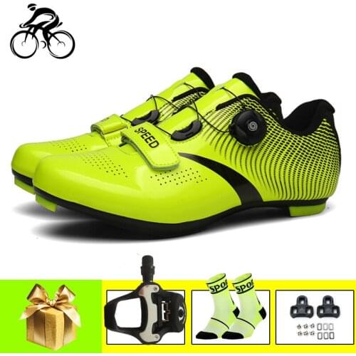 Cycling shoes road men women bicicleta carretera self-locking breathable professional sapatilha ciclismo bicycle riding sneakers