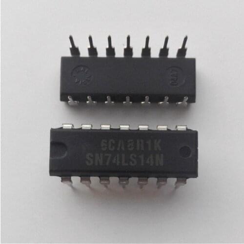 10PCS SN74LS14N DIP14 SN74LS14 DIP 74LS14N 74LS14 DIP-14 HD74LS14P and original IC
