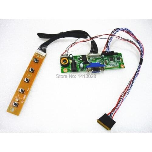 15.6 inch 1366x768 Laptop LCD Screen DIY a monitor controller board Kit RTD2270L Driver Board 40pin LVDS Cable