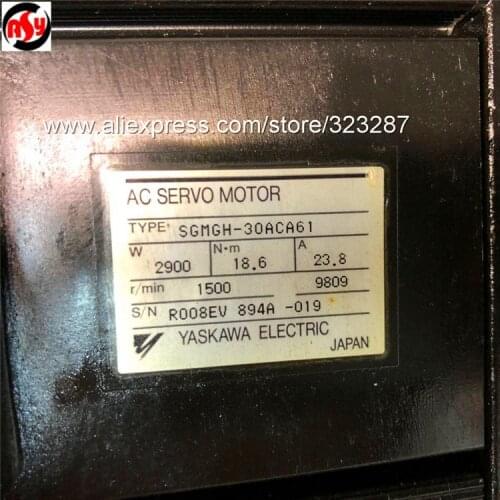 AC Servo Motor SGMGH-30ACA61 Used & Tested Working