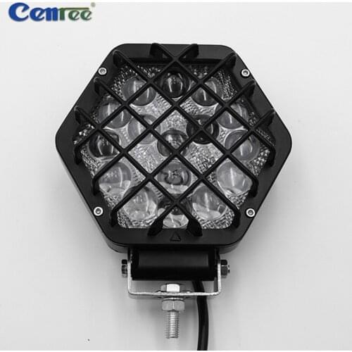 CENREE 48w With Net Black/Red Outdoors Camping Emergency Light for Truck Pickup Jeep SUV ATV UTVLED