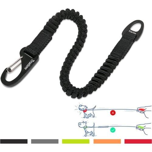 Truelove Buffer Bungee Dog Leash for Outdoor All Breed Dogs Training Running Walking Safe Leashs for Dog Harness Collar Leash
