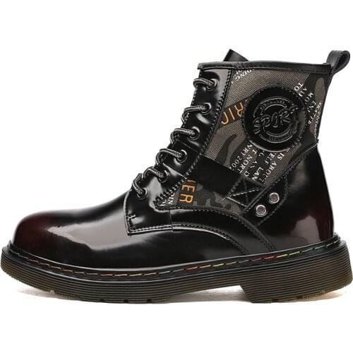 Autumn Women Ankle Boots Leather 2021 Fashion Female Warm Couples Unisex Motorcycle Non-slip Waterproof Boots Mans Boots Shoes