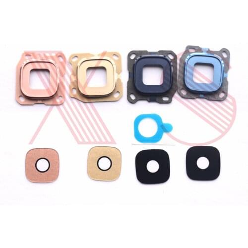 1PCS Genuine Rear Camera Lens Ring Cover for Samsung Galaxy C5 C7 pro C5010 C7010 Camera Glass with Sticker