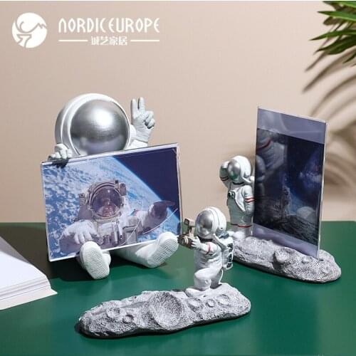 Nordic Creative Astronaut Photo Frame Set Children Baby Cute Photo Frame 6 Inch Photo Frame Bedroom Desktop Decoration