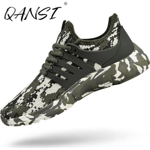 Summer Camouflage Mens Sneakers Breathable Mesh Comfy Safety Men Sneakers Non-slip Light Elasticity Walking Running Sneakers