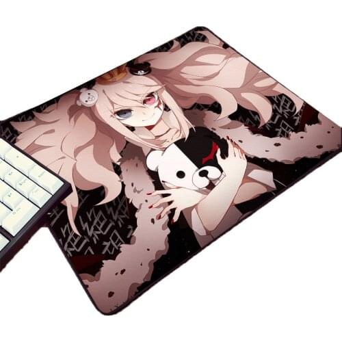 Mairuige Hot Anime Game Danganronpa V3 Series Pc Computer Game Mousepad Cute Animation Girls Enoshima Junko Rubber Mouse Mat
