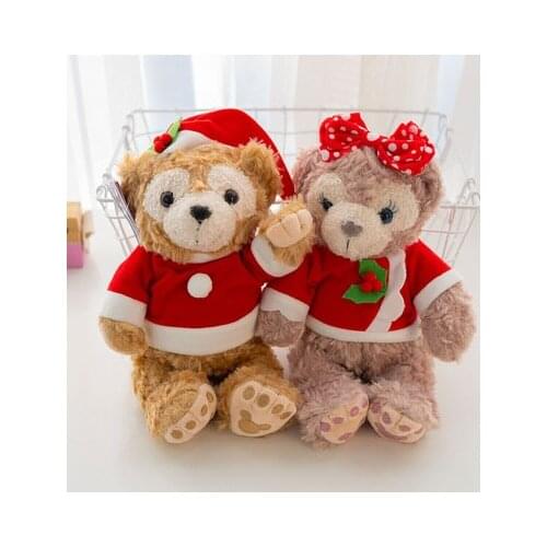 Disney Duffy ShellieMay Christmas Fashion Anime Stuffed Plush Dolls Cartoon Doll Toy Baby Kids children Birthday Gift
