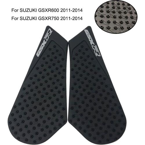 GSXR600 GSXR750 Fuel Tank Pad Anti Slip Protector Stickers Knee Grip Side Decals For Suzuki GSXR 600 750 2011 2012 2013 2014