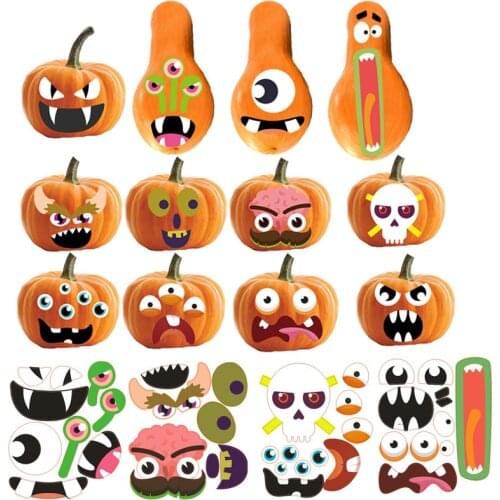 Halloween Pumpkin Ghost Handmade Packaging Sealing Label Sticker DIY Halloween Gift Stickers Halloween Decoration