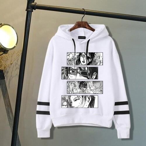2021 Girls Sweatshirt Attack on Titan Hoodies Kawaii Women Anime Clothes Girls Anime Hoodies Casual Streetwear Aesthetic Gift