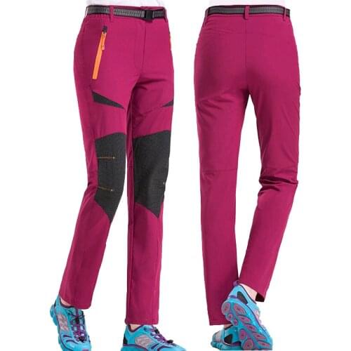 Women Spring Summer Hiking Thin Stretch Pants Sport Outdoor Fishing Climbing Trekking Camping Trousers Quick Dry Female Pants