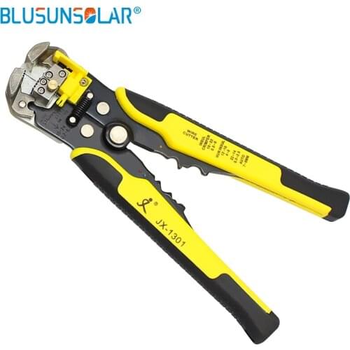 50pcs lot Automatic Cable Wire Stripper Self Adjusting Crimper Terminal Tool AWG24-10(0.2-6.0MM2) pliers