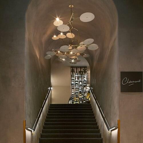 Postmodern designer chandelier Nordic creative lamps living room dining room tree branch chandelier fixture