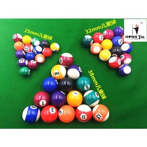 For Children Complete set of balls Pools American Billard Ball Durable Resin Billiards