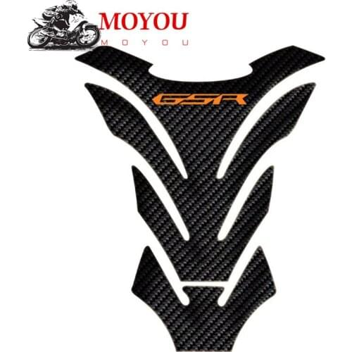 For SUZUKI GSR400 GSR600 GSR750 GSR 600 750 400 Motorcycle Carbon Fiber Oil Fuel Gas Tank Pad Tankpad Decal Protector Sticker