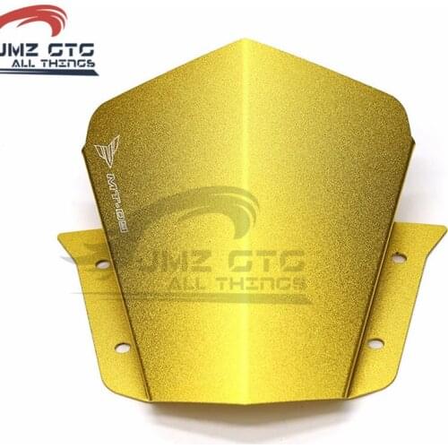 For YAMAHA MT09 FZ09 2014 2015 2016 2017 Motorcycles Windscreens Wind Deflectors Aluminum alloy
