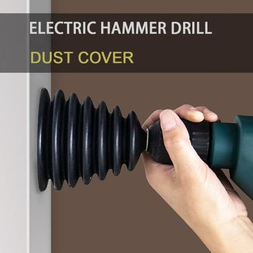 Electric Drill Dust Cover Rubber Impact Hammer Drill Dust Collector Dustproof Device Power Tool Accessories dust cover