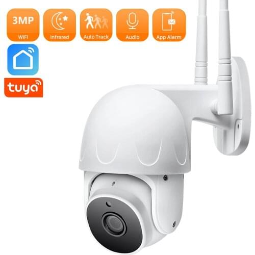 ANBIUX 3MP Tuya IP camera 2MP Audio Smart Home Color Night Vision WIFI Camera External Wifi Security CCTV Camera Surveillance