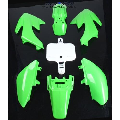 Motorcycle full Plastic Fairing Set body Kits Plastic Fender For HONDA XR50 CRF50 50/70/90/110/125CC Dirt Pit Dirt Bike Plastic