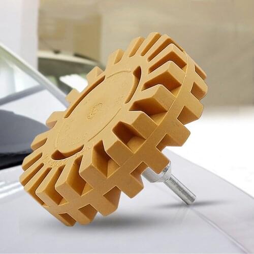 Rubber Eraser Wheel Tool Rubber Disk Practical Car Bicycle Boat Sticker Remover Paint Cleaner Tools
