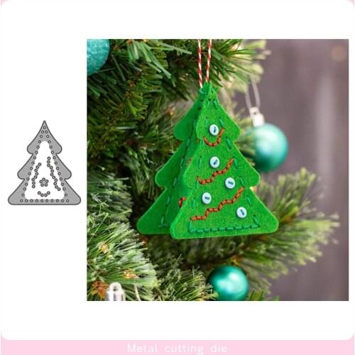 Christmas tree Metal Cutting Dies for DIY Scrapbooking Photo Album Decorative Embossing Paper Card Crafts Die Cut 2019