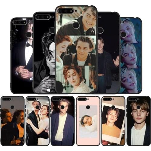 Leonardo DiCapriov Soft Silicone black Phone Case For Huawei Honor 8 8X 9 10 20 30 Pro 10 20 lite Mate 10 20 30 PRO 20 lite
