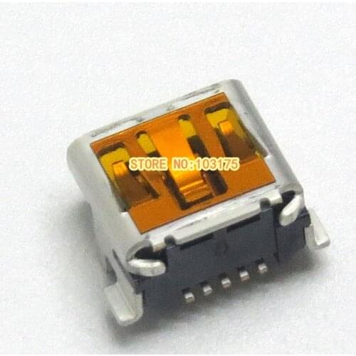 New MINI USB JACK port female Socket For Canon cameras 5D 5DII 6D G7 G9 A495 A610 A510 A580 A590 camera repair part