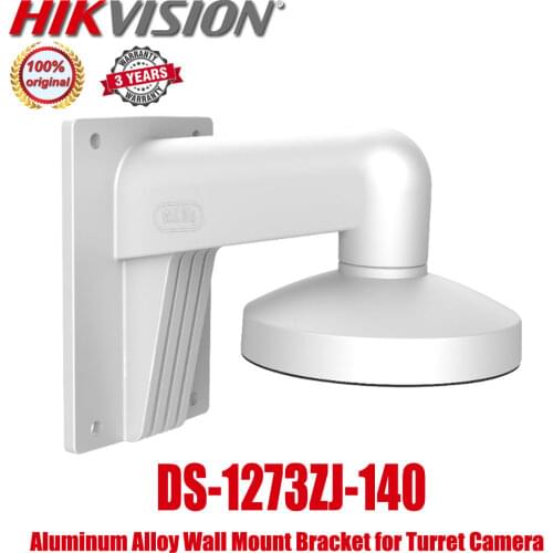 Aluminium Alloy Wall Mount Bracket DS-1273ZJ-140 Stand for Hikvision Turret Camera DS-2CD2385G1-I DS-2CD2347G1-L DS-2CD2347G2-L