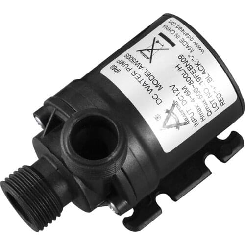 Water Circulation SystemsWater Pump 12V 5M 800L/H Quarter-threaded Submersible Pump Micro Submersible Pump For Fish Tanks,Pools