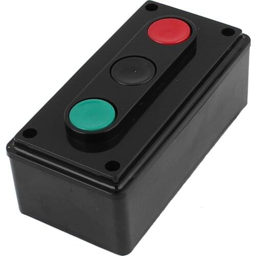 Industrial control switch LA4-3H three position control button switch box start stop button