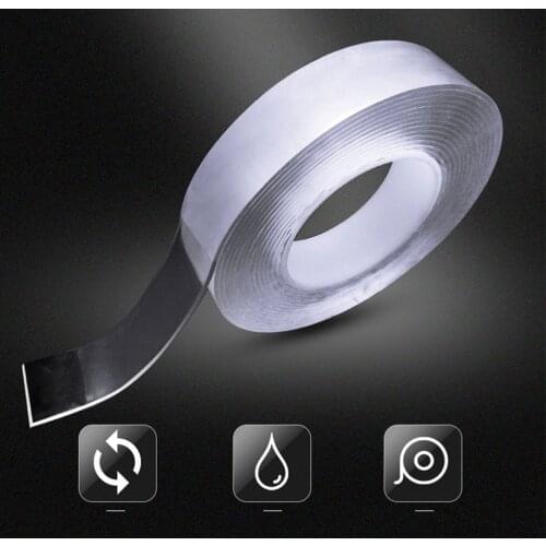 Transparent Silicone Double Sided Tape Sticker For Car High Strength High Strength No Traces Adhesive Sticker Living Goods