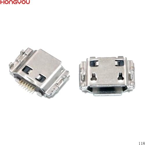 10PCS/Lot Micro Usb Charge Dock Socket Jack Port For Samsung Galaxy S5830 S5630 S5750 S8300 I9220 I559 N7000 Charging Connector