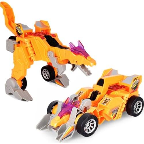 Manual Deformation Dinosaur Toy Car Modified With Light ChildrenS Gift Toys
