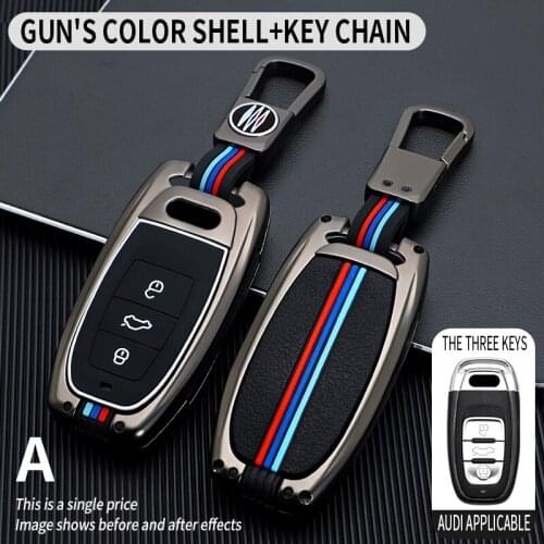 Car Remote Smart Key Cover Fob Case Shell For Audi A1 A3 A4 A5 A6 A7 A8 Quattro Q3 Q5 Q7 2009 2010 2011 2012 2013 2014 2015