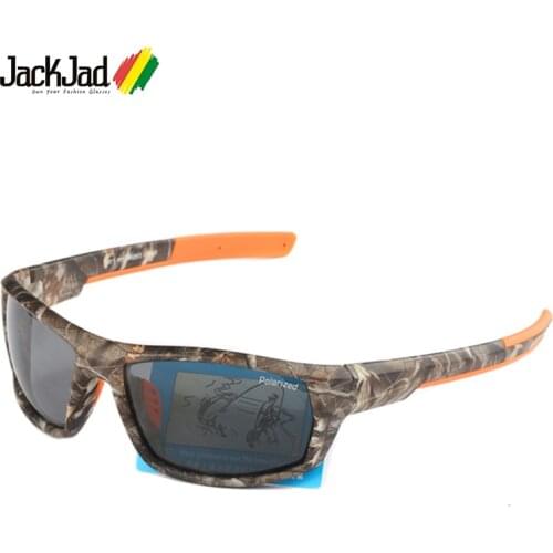 JackJad 2020 Fashion Outdoor Sports Camouflage Polarized Sunglasses Goggles Driving Fishing Running Sun Glasses Oculos De Sol