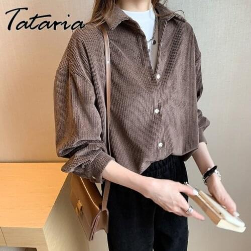 Женские вельветовые рубашки Tataria China At AliExpress