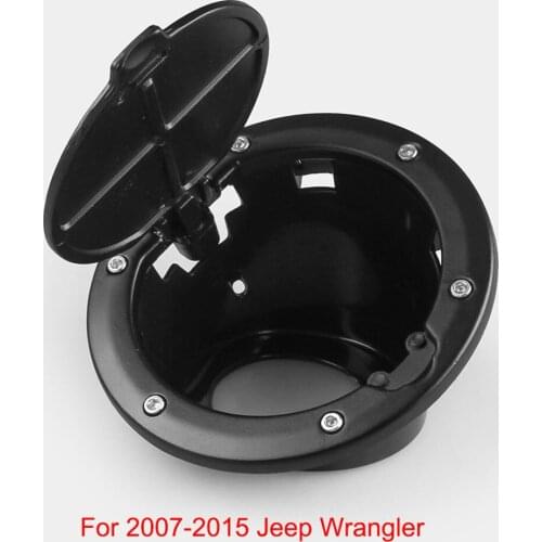 Fuel Filler Tube Locking Gas Cap Cover for Jeep Wrangler JK 2/4 Door 07-18