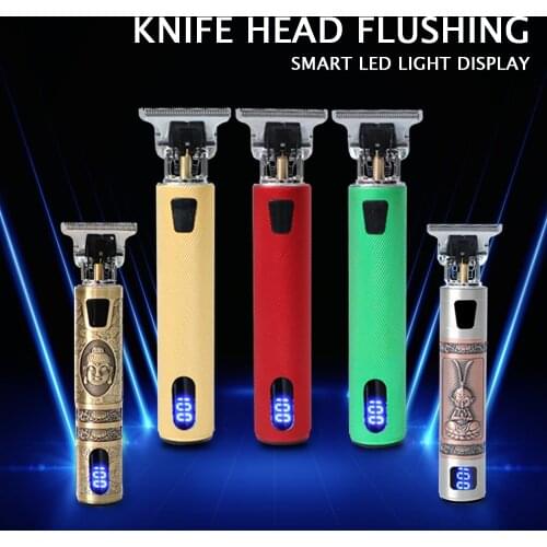 Hair Trimmer Machine Hair Clipper Professional Power Digital Display TrimmerProfessional Hair Clipper Razor Electric Shaver