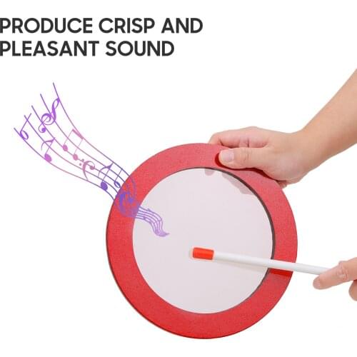 Drum Percussion Drum Music Drum Frame Drum Hand Drum Percussion Instruments for Multi-Shaped Frame Drums with Stick for Kids