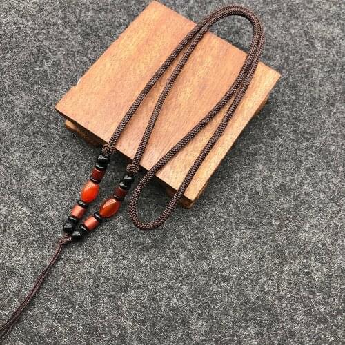 6pcs/lot Red Agate bead Rope for Pendant wholsale Cord Chain for Pendant